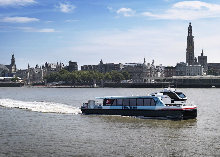 De Waterbus in Antwerpen